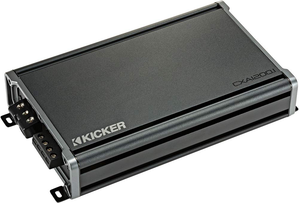 Kicker 46CXA1200.1 1200-Watt Class D Monoblock Subwoofer Amplifier - Car Amplifier - electronicsexpo.com