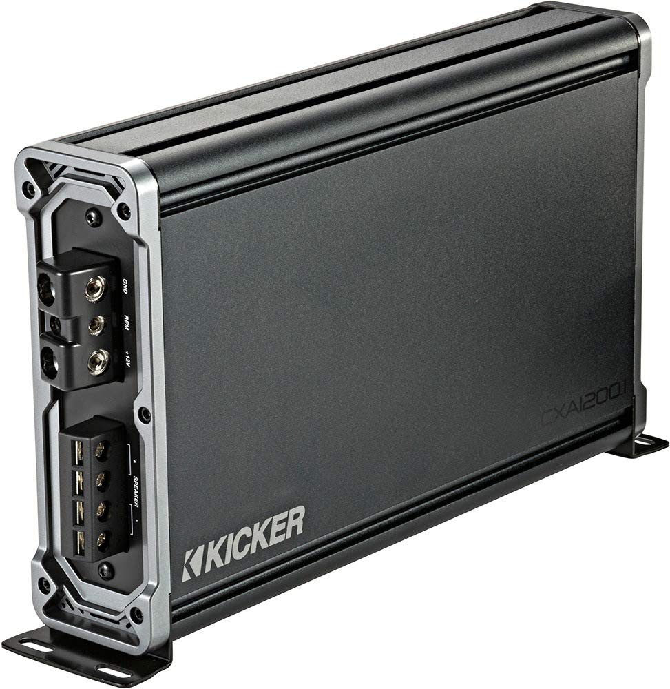 Kicker 46CXA1200.1 1200-Watt Class D Monoblock Subwoofer Amplifier - Car Amplifier - electronicsexpo.com