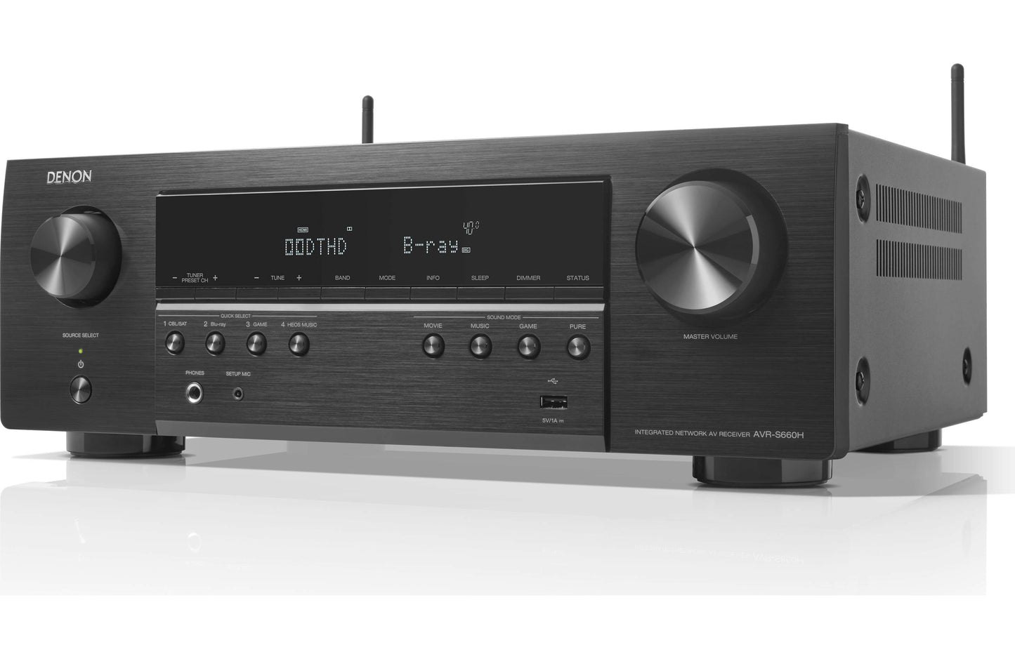 Denon AVR-S660H 5.2-Channel Home Theater Receiver