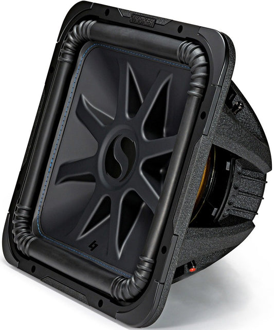 KICKER Solo-Baric L7S 2000W 15" 4 Ohm DVC Sealed or Ported Square Subwoofer - Car Subwoofers - electronicsexpo.com