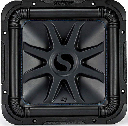 Kicker Solo-Baric L7S 1500W 12" 4 Ohm DVC Sealed or Ported Square Subwoofer - Car Subwoofers - electronicsexpo.com