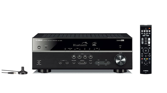 Yamaha RX-V385 5.1-Channel Home Theater Receiver with Bluetooth (Open Box)