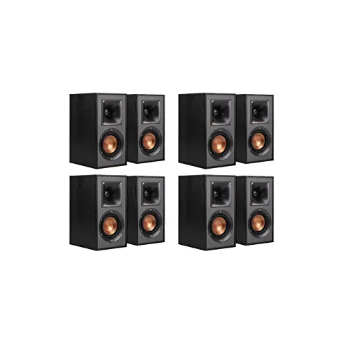 Klipsch Reference R-41M Bookshelf Speaker (4 Pairs/8 Speakers)