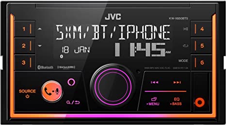 JVC KW-X850BTS Single-DIN Car Stereo Receiver