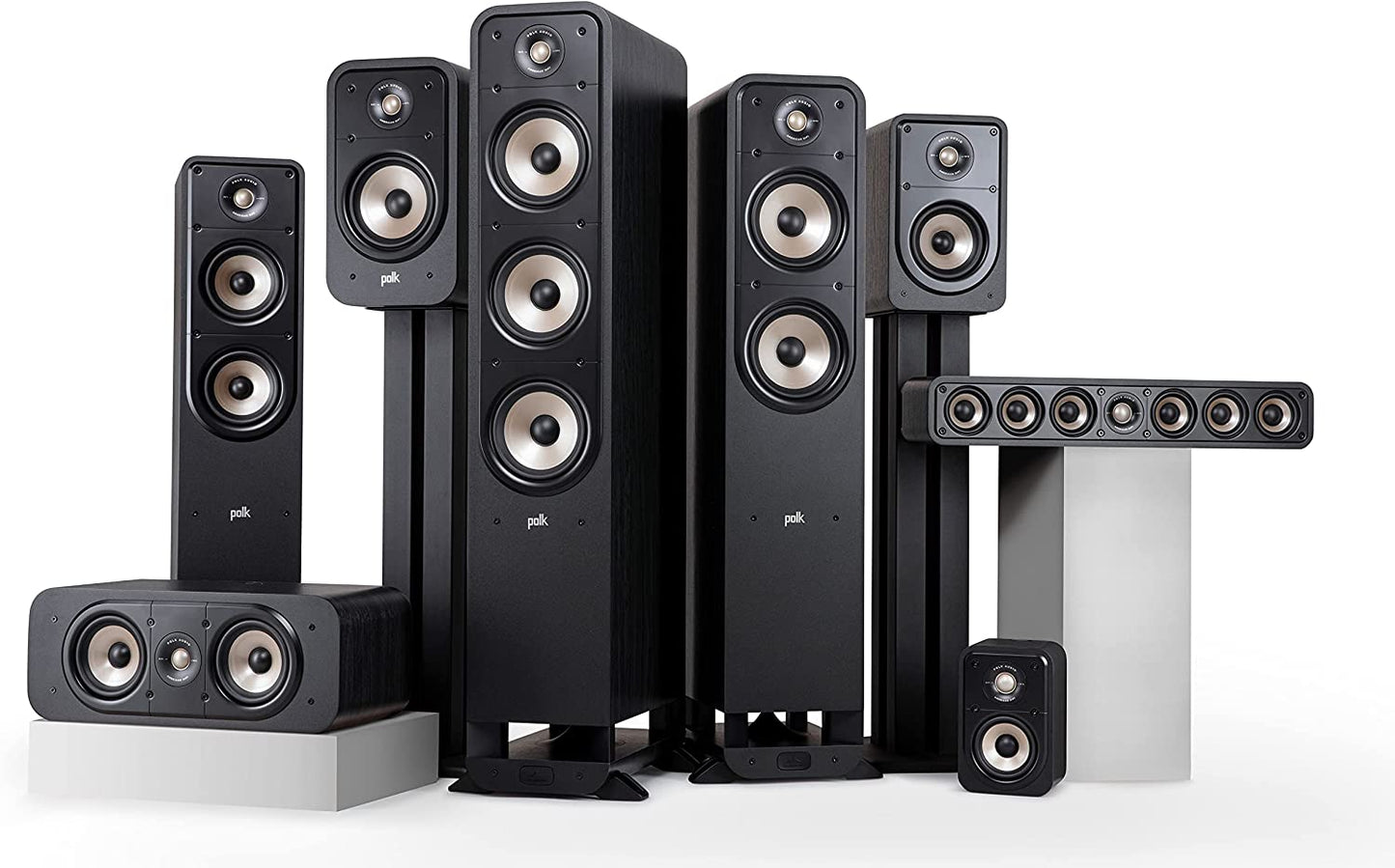 Polk Audio Signature Elite ES10 Surround Speakers (Black/Pair)