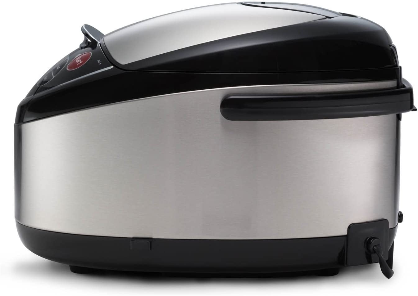 Tiger JAX-T18U-K 10-Cup (Uncooked) Micom Rice Cooker with Food Steamer & Slow Cooker (Stainless Steel/Black)