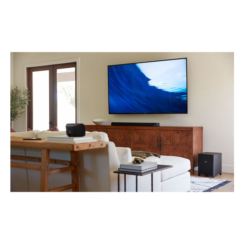 Polk MagniFi Max AX SR 7.1.2 Channel Sound Bar with 10" Wireless Subwoofer & SR2 Surround Speakers (2022 Model)