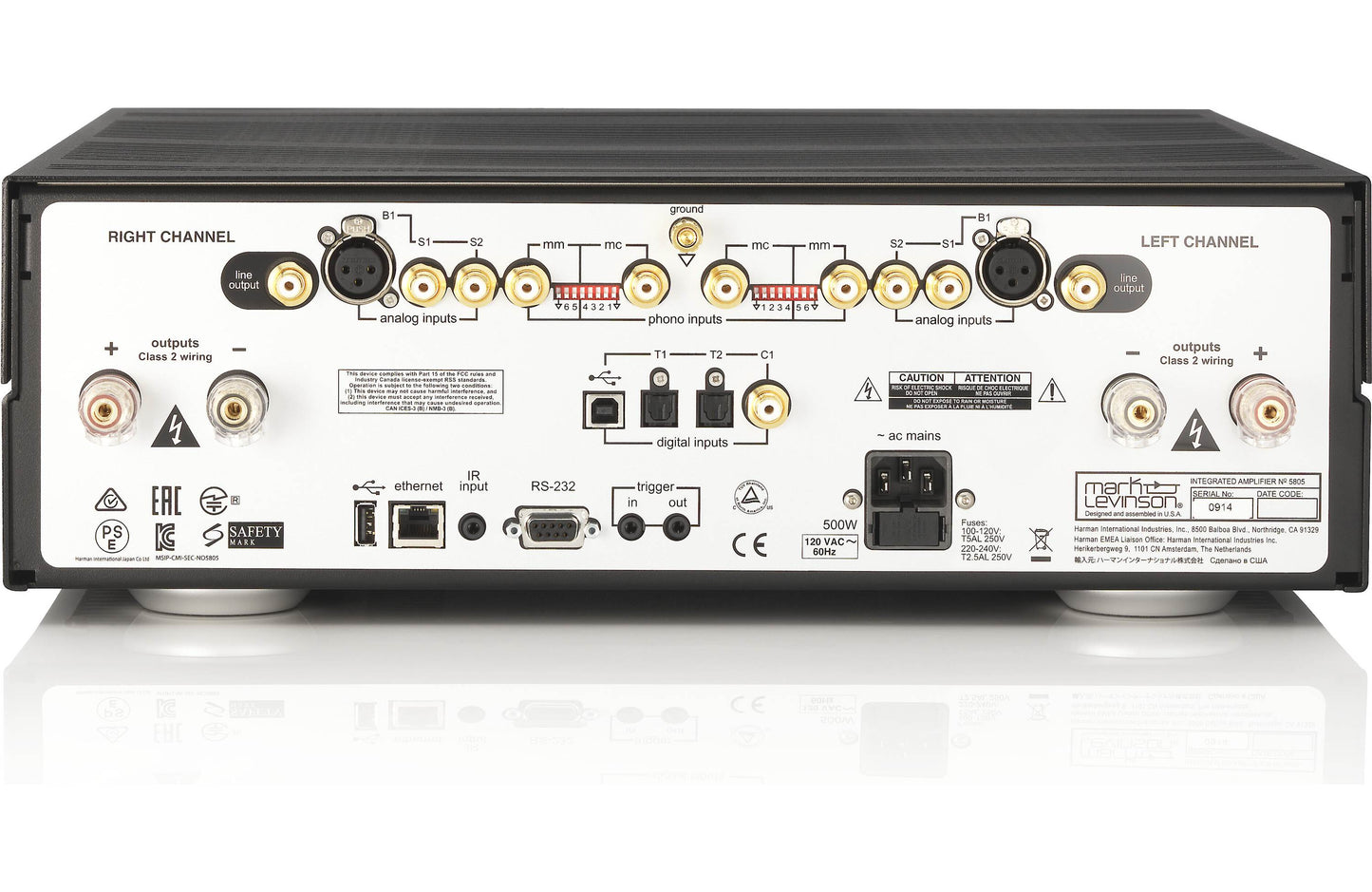 Mark Levinson No.5805 Stereo Integrated Amplifier for Digital & Analog Sources