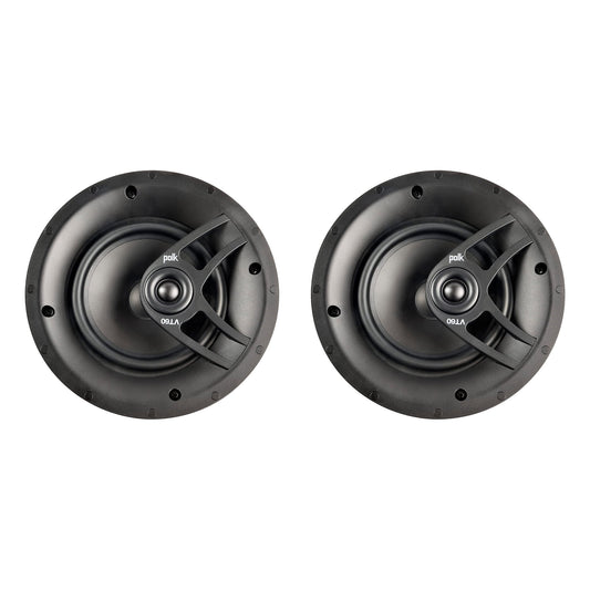 Polk Audio VT60 6.5-inch 2-Way In-Ceiling Speaker (Each) - In Ceiling In Wall Speakers - electronicsexpo.com