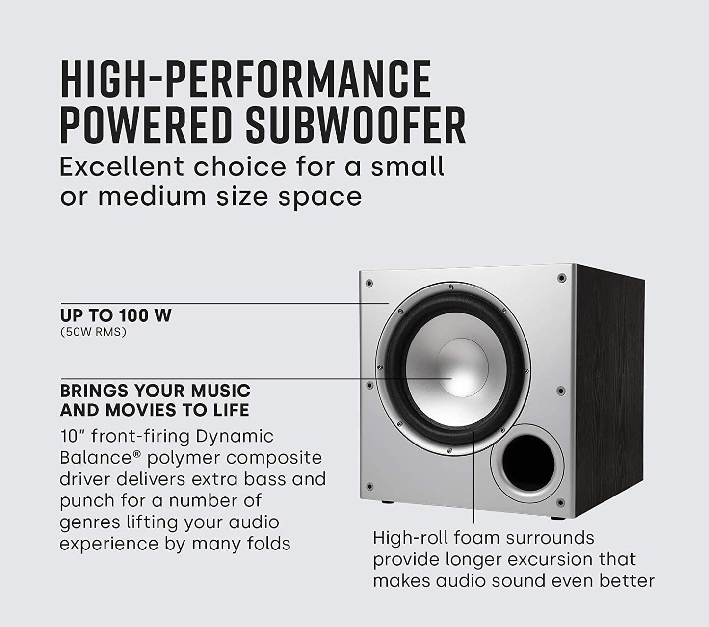 Polk Audio PSW10 10" Powered Subwoofer