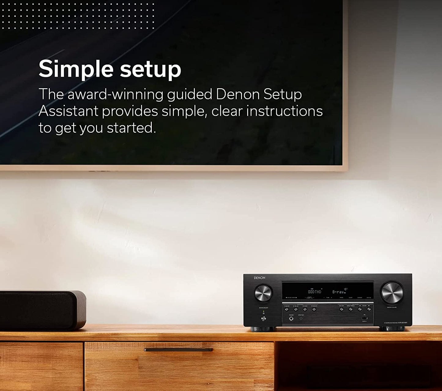 Denon AVR-S570BT 5.2 Channel Home Theater Receiver