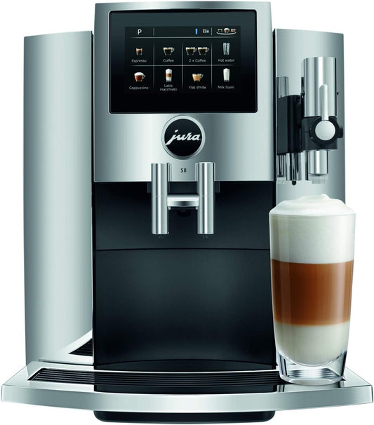 Jura S8 Automatic Coffee Machine Chrome