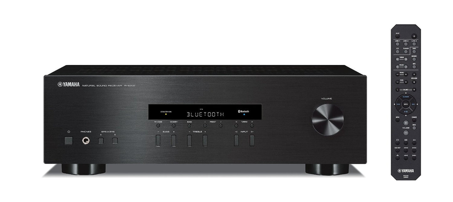 Yamaha R-S202 Stereo Receiver with Bluetooth (Certified Refurbished)