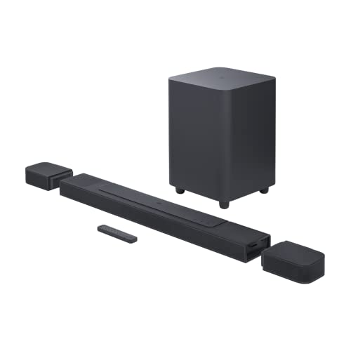 JBL Bar 1000 Powered 7.1.4-Channel Sound Bar System with Bluetooth, Wi-Fi, Apple AirPlay 2, DTS:X, and Dolby Atmos