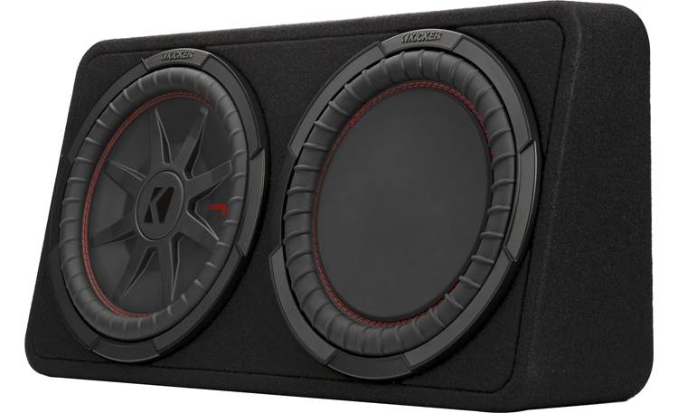 Kicker CompRT 12" Subwoofer in Thin Profile Encl, 2ohm, RoHS Compliant