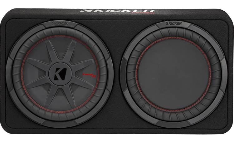 Kicker CompRT 12" Subwoofer in Thin Profile Encl, 2ohm, RoHS Compliant