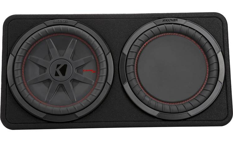 Kicker CompRT 12" Subwoofer in Thin Profile Encl, 2ohm, RoHS Compliant