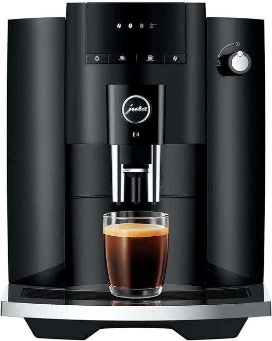 Jura E4 Automatic Coffee Machine (Piano Black)