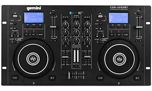 Gemini CDM-4000BT CD/MIXER Combo Player With BT Input - PA Systems - electronicsexpo.com