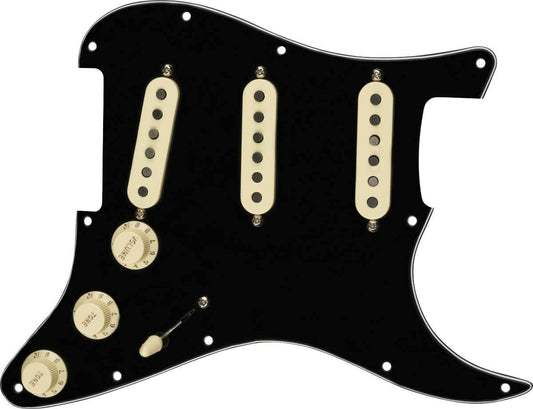 Fender Tex Mex Prewired Stratocaster Pickguard 3-Ply Black