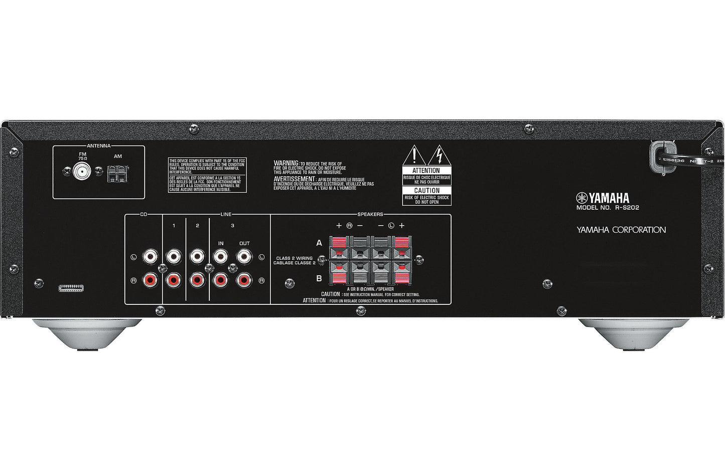 Yamaha R-S202 Stereo Receiver with Bluetooth (Certified Refurbished)