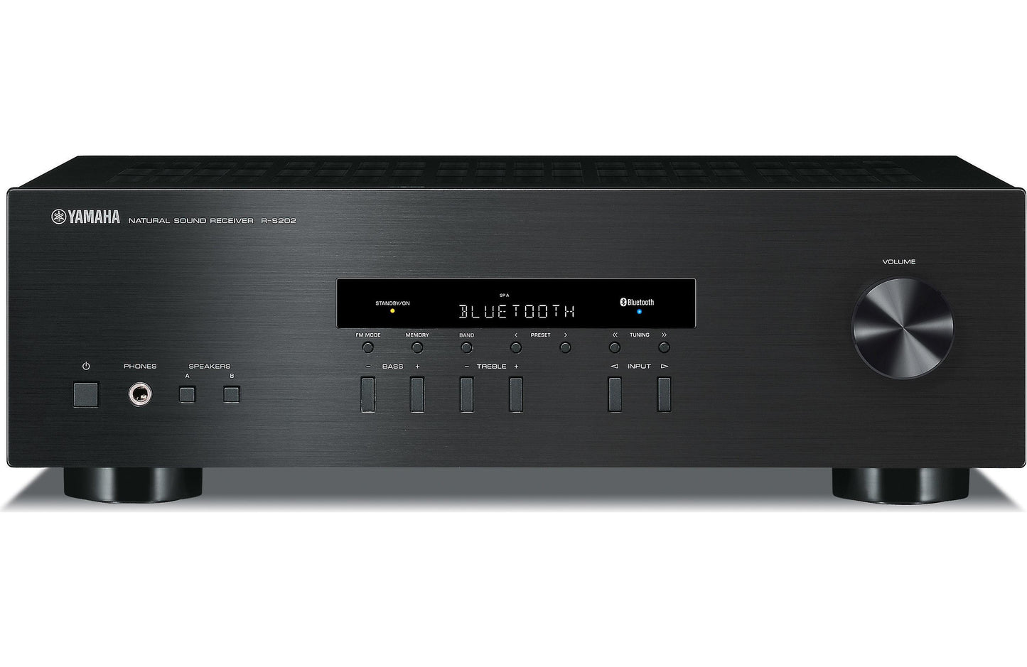 Yamaha R-S202 Stereo Receiver with Bluetooth (Certified Refurbished)