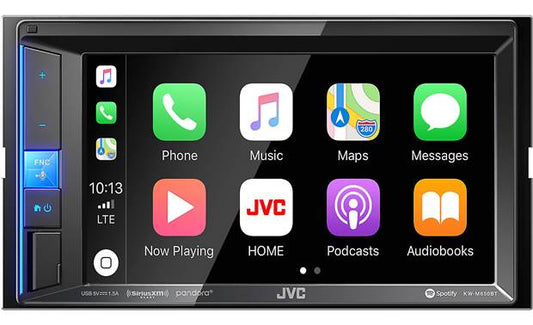 JVC KW-M650BT Digital Media Receiver with Bluetooth, 6.2" Touch Screen & Apple CarPlay Compatible - Car Stereo Receivers - electronicsexpo.com