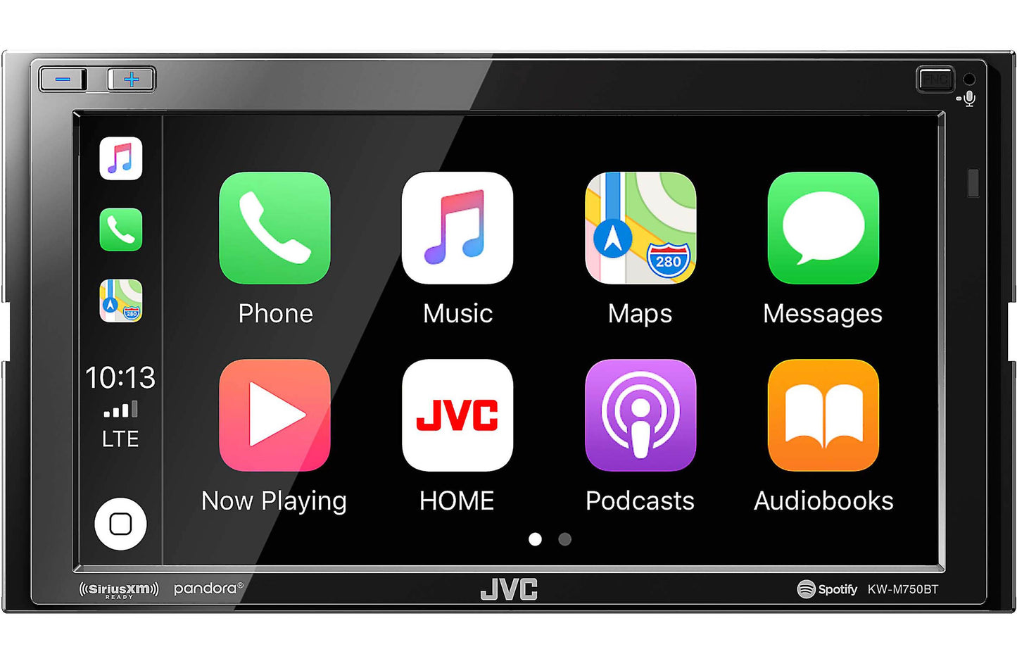 JVC KW-M750BT Compatible with Apple CarPlay, Android Auto 2-DIN AV Receiver (No CD Drive) - Car Stereo Receivers - electronicsexpo.com