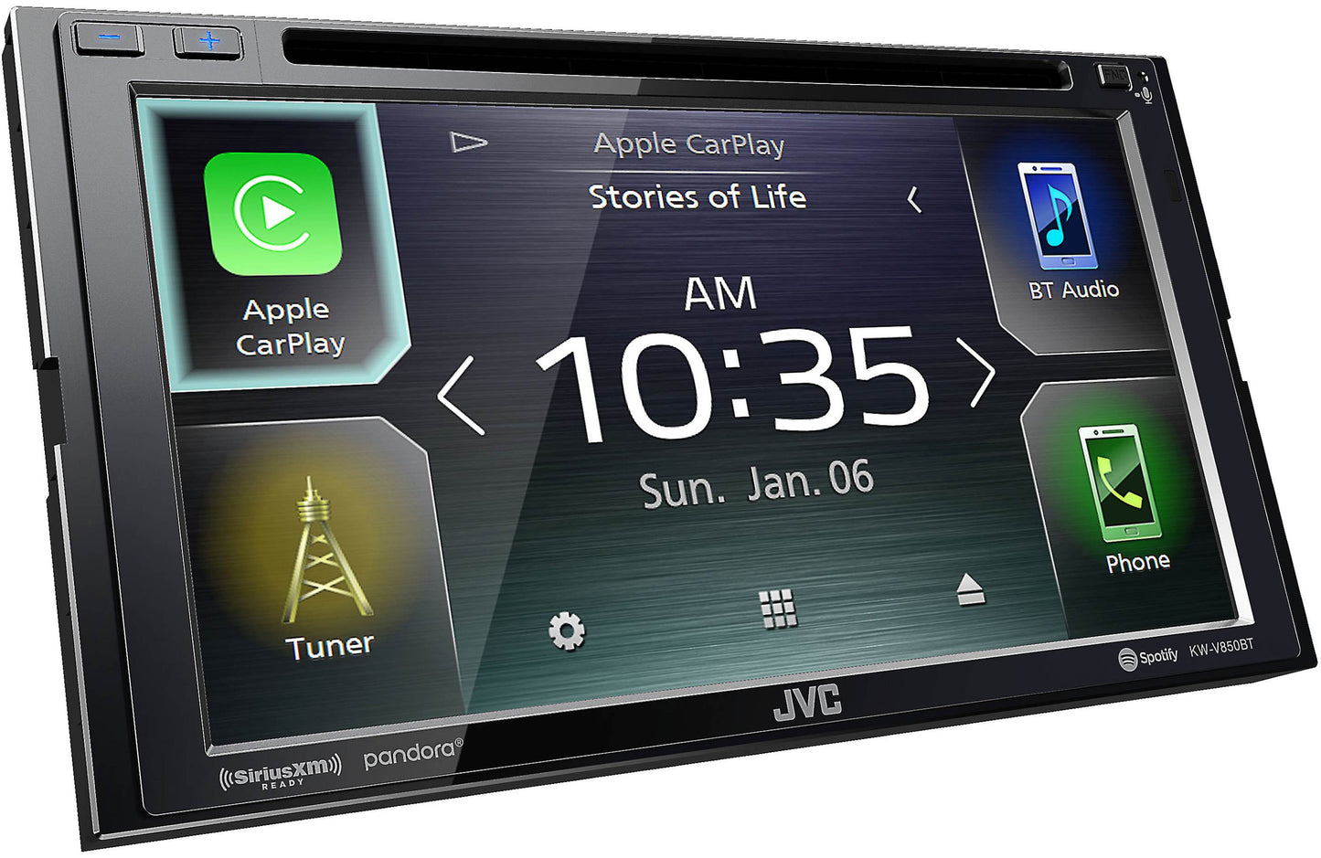 JVC KW-V850BT CD/DVD/DM Multimedia Receiver 6.8" Screen - Car Stereo Receivers - electronicsexpo.com