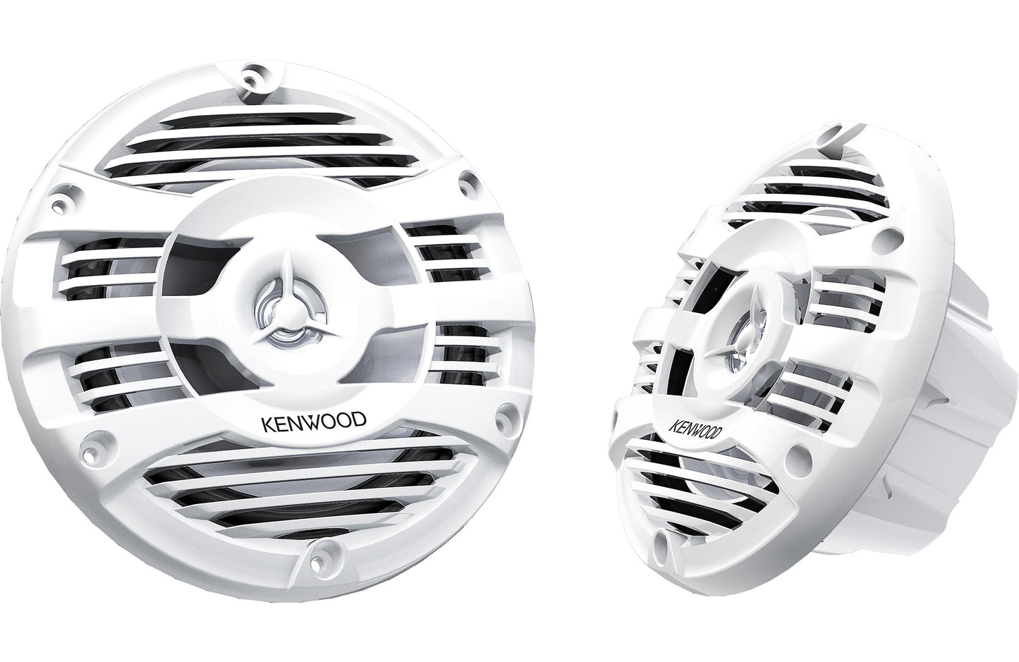 Kenwood KFC-1653MRW 6-1/2" 2-way marine speakers - Pair (White) - car speakers - electronicsexpo.com