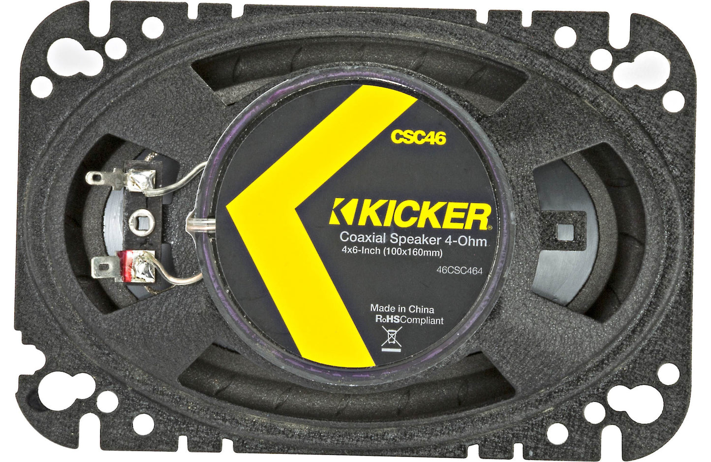 Kicker 46CSC464 CS Series 4x6" 2-Way Car Speakers (Pair)