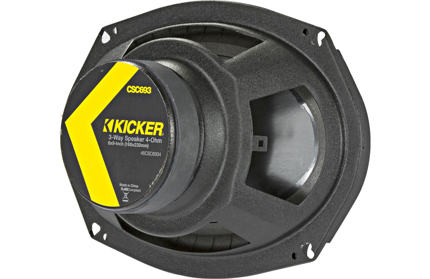 Kicker 46CSC6934 6"x9" 3-Way Car Speakers (Pair) - Car Speakers - electronicsexpo.com