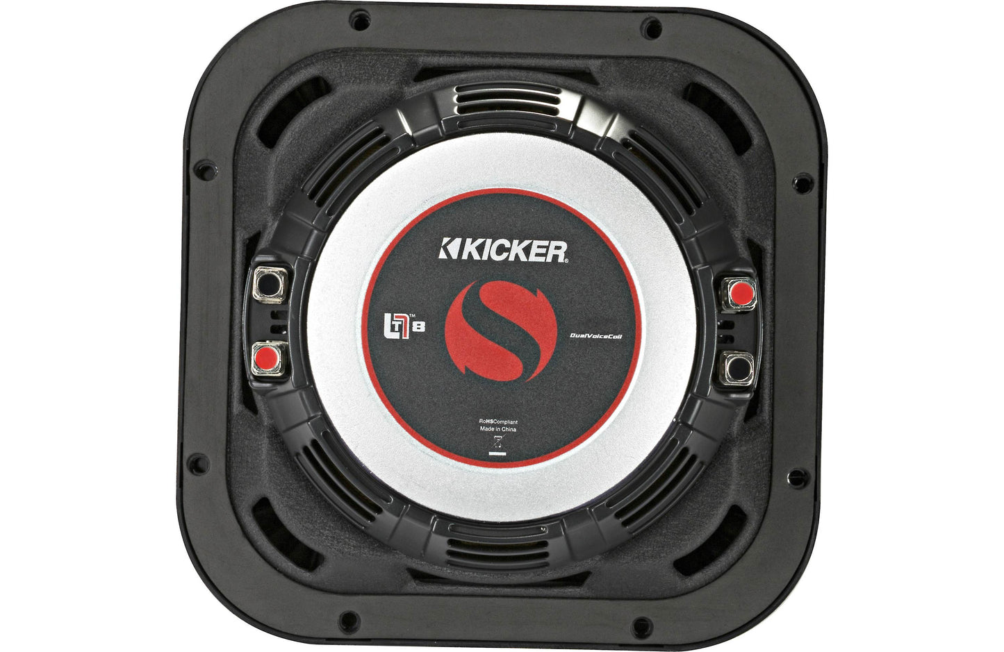 Kicker 46L7T82 Car Audio L7T Shallow Mount 8" Sub Square L7 Subwoofer L7T82 New - Car Subwoofers - electronicsexpo.com