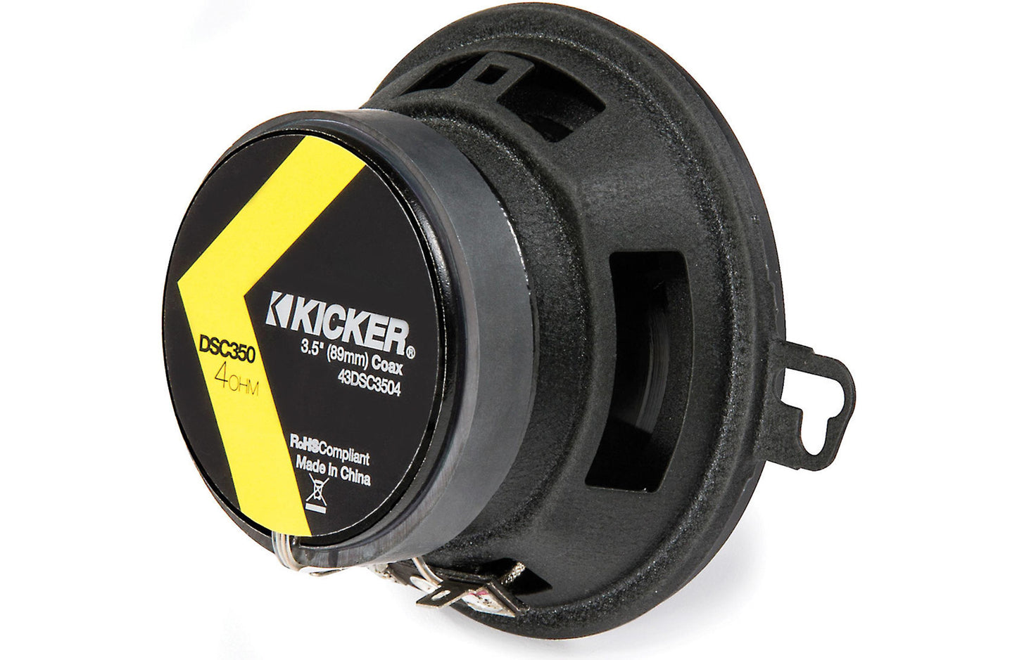 Kicker 43DSC3504 DS Series 3-1/2" 2-Way Car Speakers (Pair) - Car Speakers - electronicsexpo.com