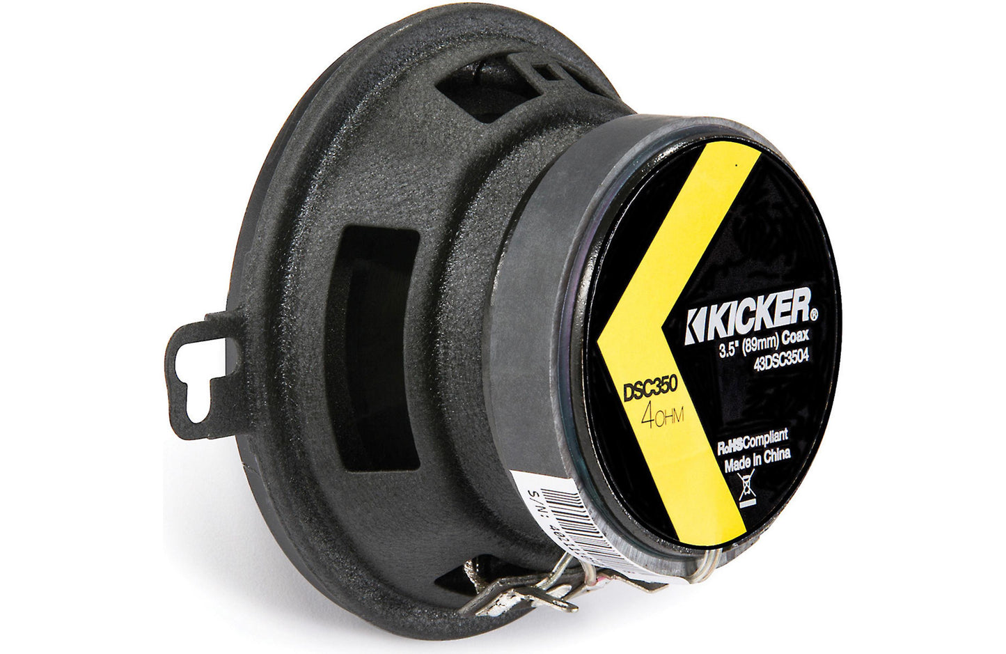 Kicker 43DSC3504 DS Series 3-1/2" 2-Way Car Speakers (Pair) - Car Speakers - electronicsexpo.com