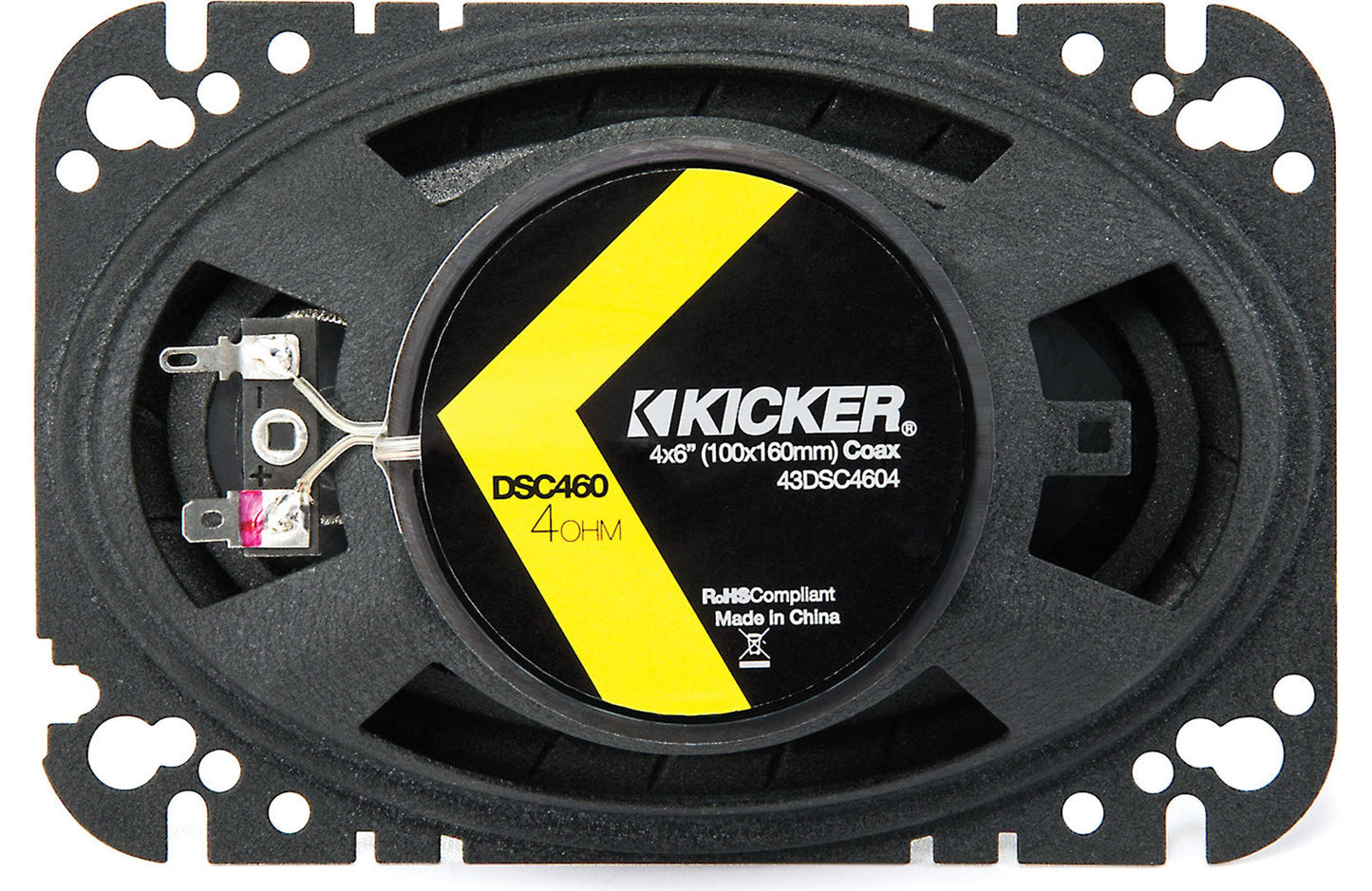 Kicker 43DSC4604 DS Series 4"x6" 2-Way Car Speakers (Pair) - Car Speakers - electronicsexpo.com