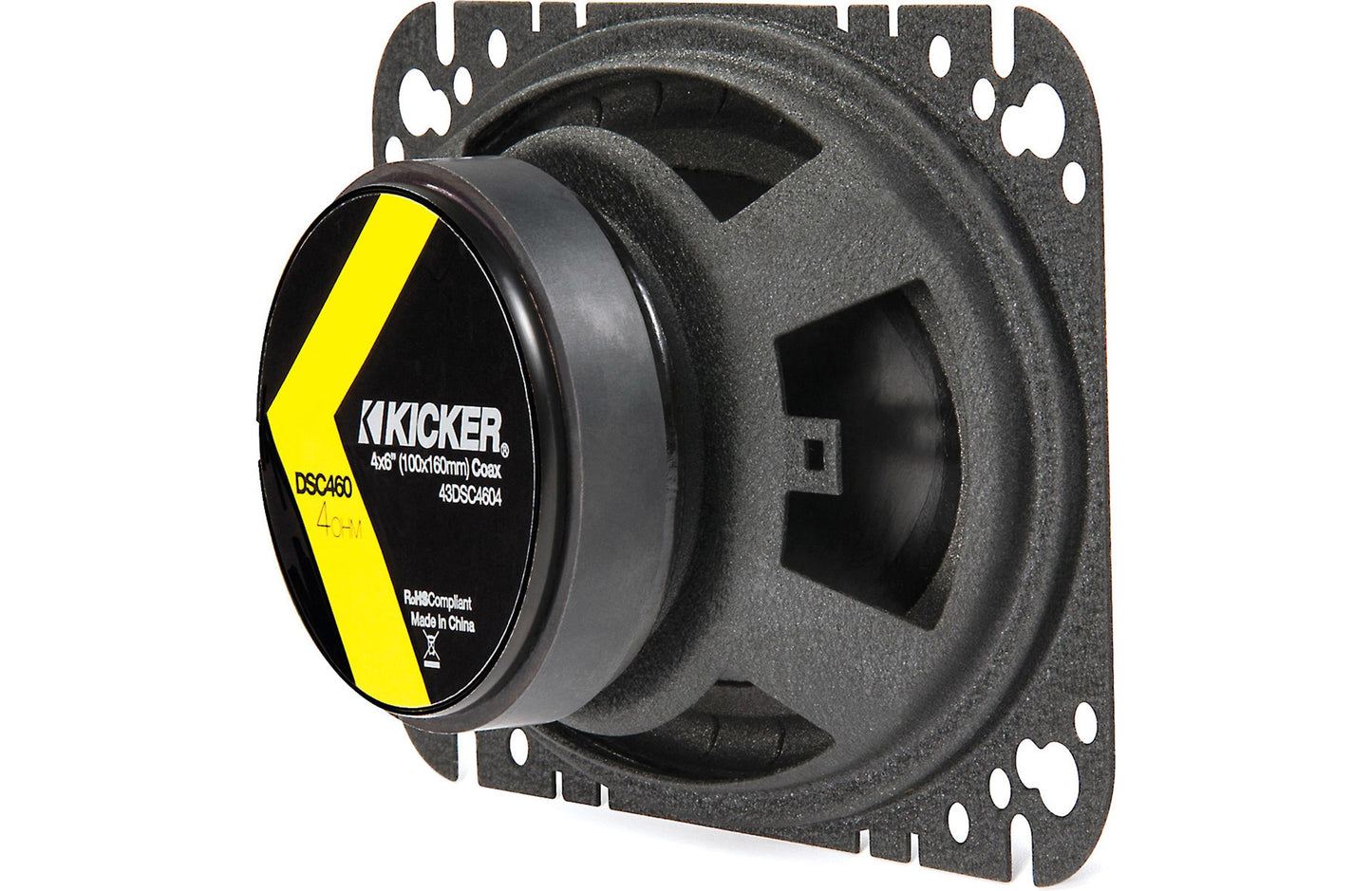 Kicker 43DSC4604 DS Series 4"x6" 2-Way Car Speakers (Pair) - Car Speakers - electronicsexpo.com