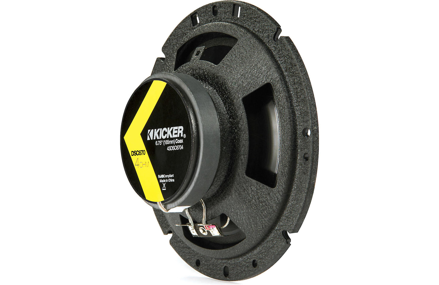 Kicker 43DSC6704 DS Series 6-3/4" 2-Way Car Speakers (Pair) - Car Speakers - electronicsexpo.com