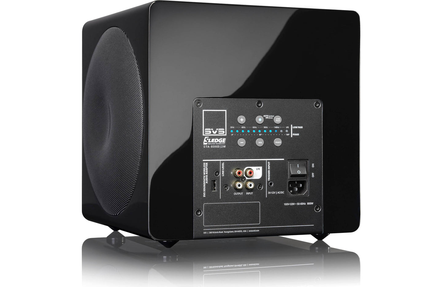 SVS 3000 Micro Subwoofer Ultra-compact Powered Subwoofer -