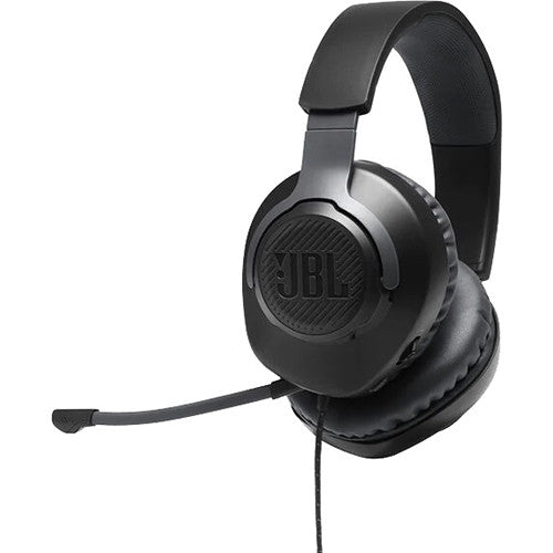 JBL Quantum 100 Wired Over-Ear Gaming Headset (Black)