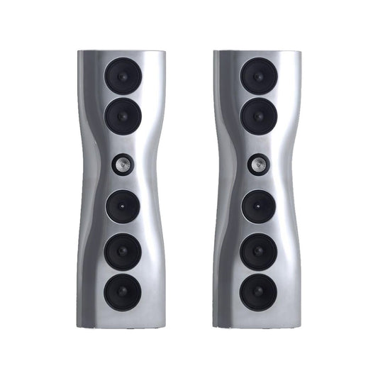 KEF MUON 10" Passive 4-Way Floor-Standing Speaker (Aluminum/Pair)