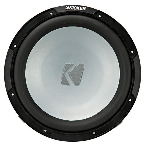 Kicker KM12 12" 4 ohm (45KM124) 350W Max (175W RMS) 12" KM Series Single 2 ohm Marine Subwoofer - Marine Subwoofers - electronicsexpo.com