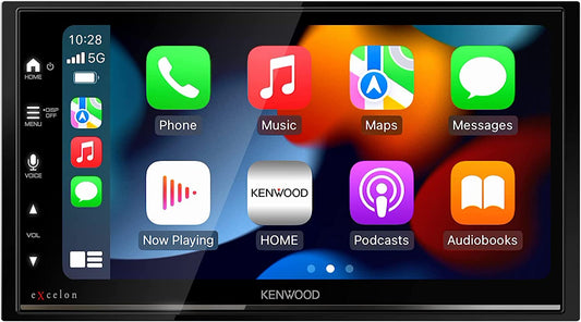 Kenwood Excelon DMX809S 6.95" Double-DIN Capacitive Touch Screen Car Stereo Receiver