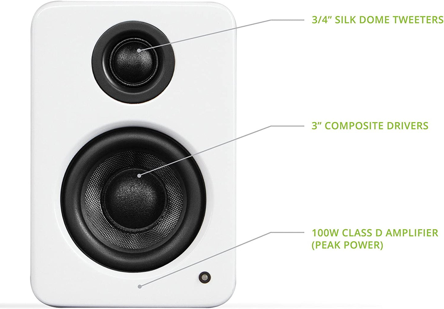 Kanto YU2 Speakers 2-Way Powered Desktop Speakers (Pair) SPECIAL - Bluetooth Speaker - electronicsexpo.com