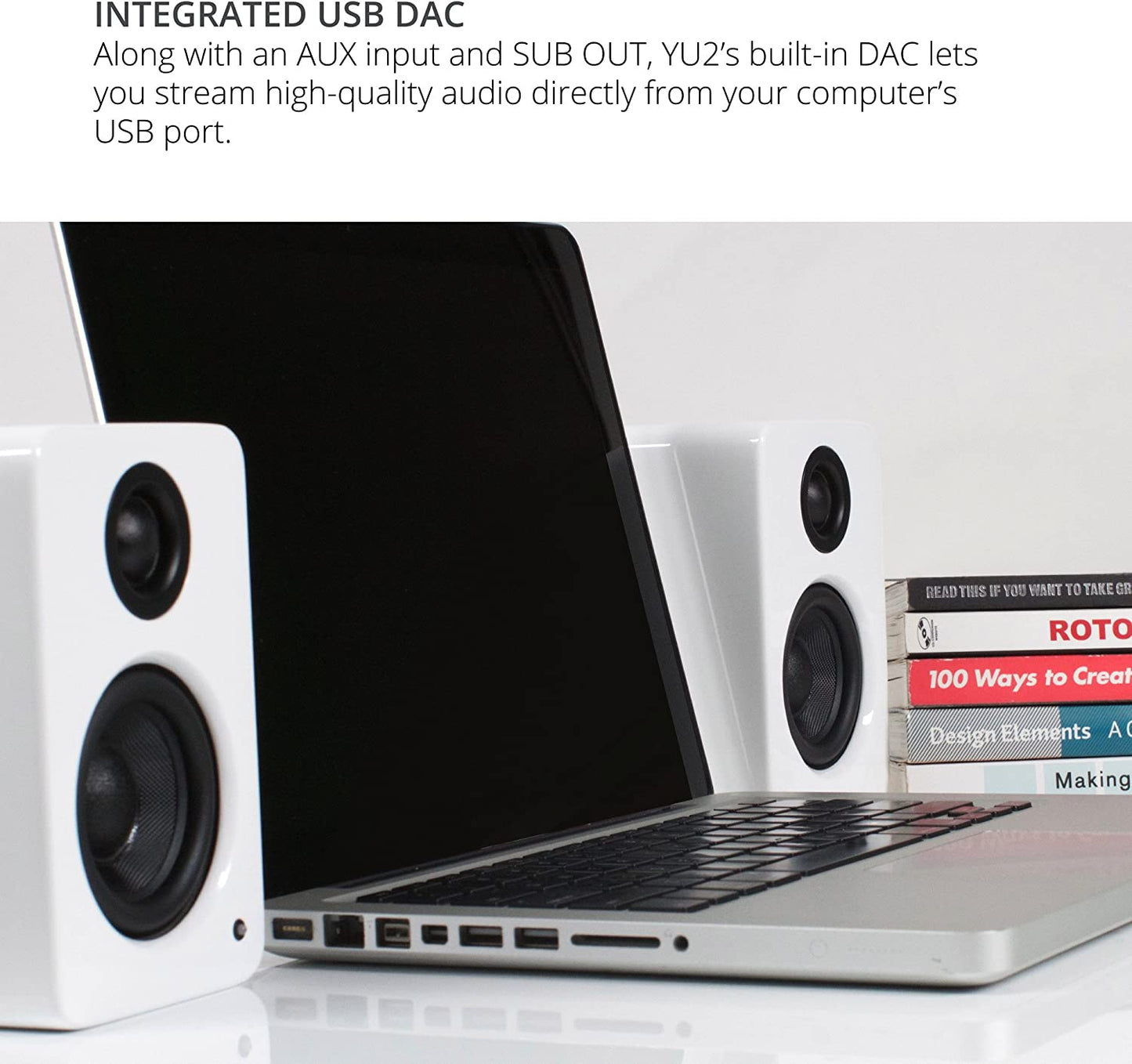 Kanto YU2 Speakers 2-Way Powered Desktop Speakers (Pair) SPECIAL - Bluetooth Speaker - electronicsexpo.com