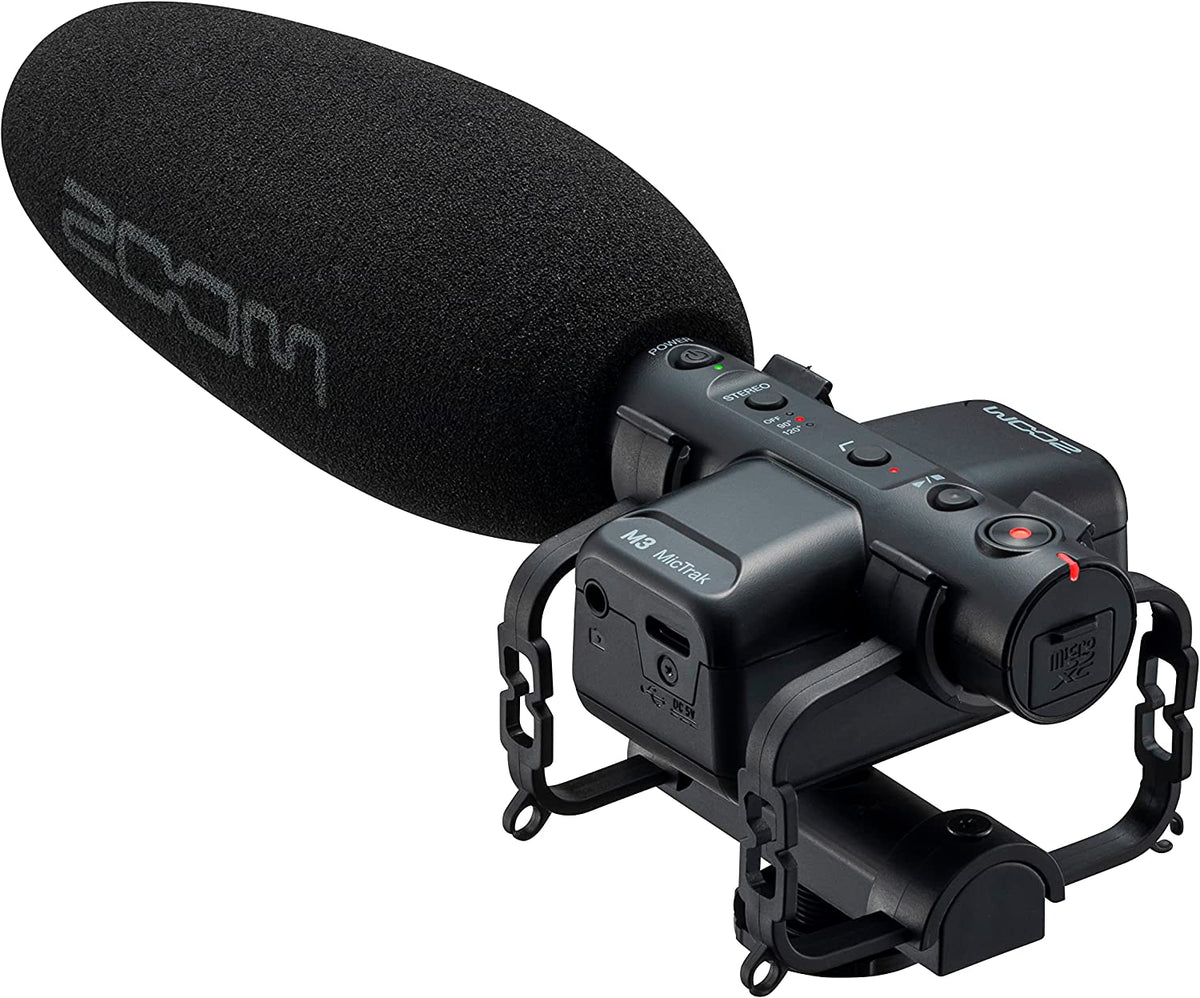 Zoom M3 MicTrak Stereo On-Camera Shotgun Microphone